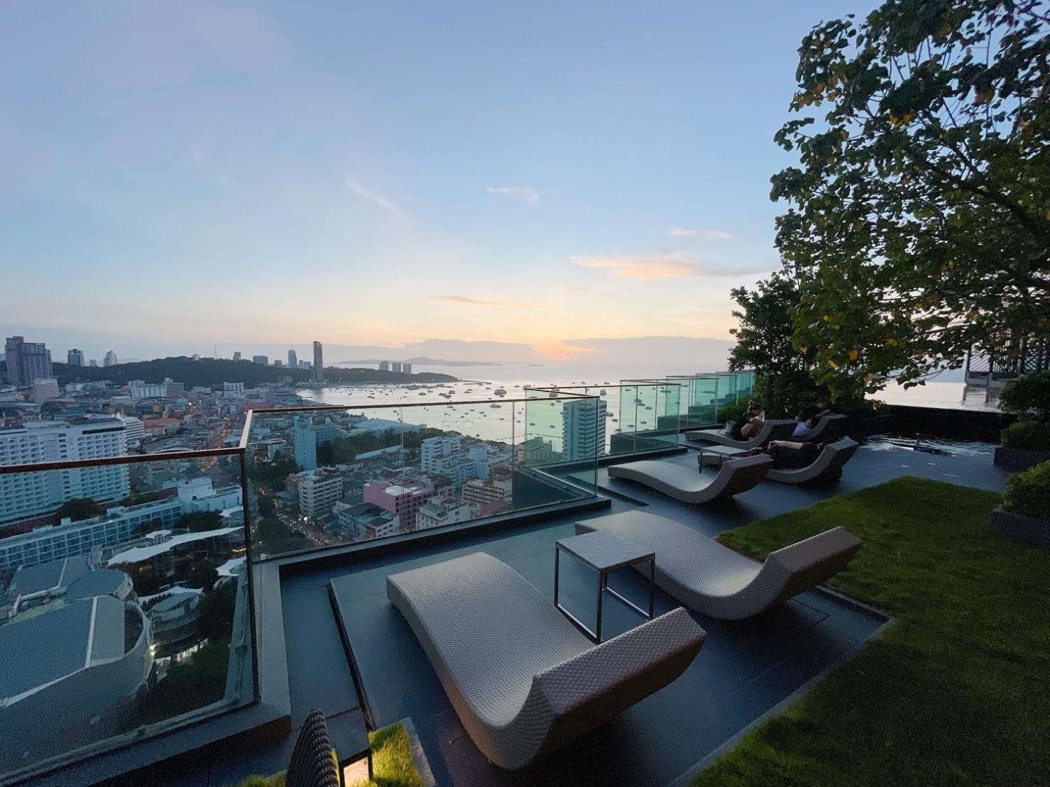 The Edge Central Pattaya Seaview With Infinity Pool & Free Netflix Eksteriør bilde